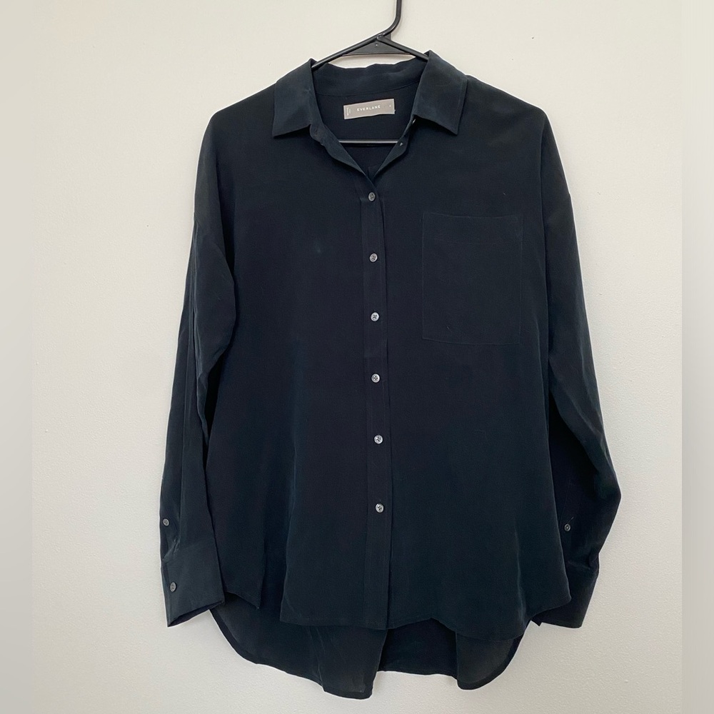 Everlane silk shirt